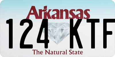 AR license plate 124KTF