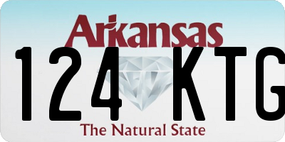 AR license plate 124KTG