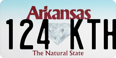 AR license plate 124KTH