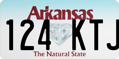 AR license plate 124KTJ