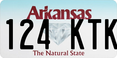 AR license plate 124KTK