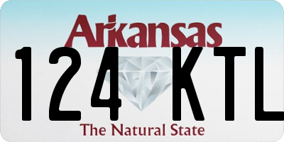 AR license plate 124KTL