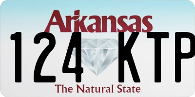 AR license plate 124KTP