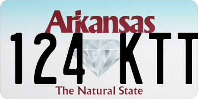 AR license plate 124KTT