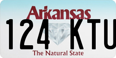 AR license plate 124KTU