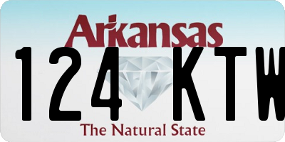AR license plate 124KTW