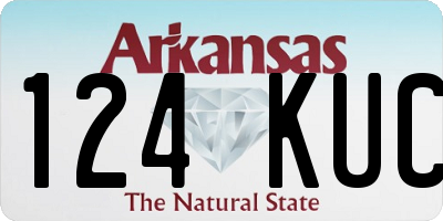 AR license plate 124KUC