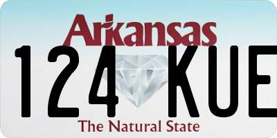 AR license plate 124KUE