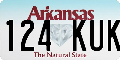 AR license plate 124KUK