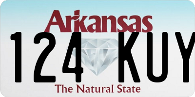 AR license plate 124KUY