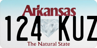 AR license plate 124KUZ