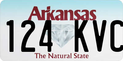 AR license plate 124KVC