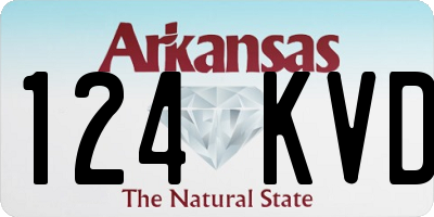 AR license plate 124KVD