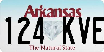 AR license plate 124KVE