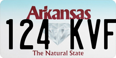 AR license plate 124KVF