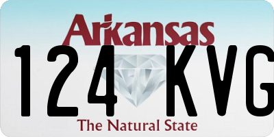 AR license plate 124KVG