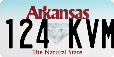 AR license plate 124KVM