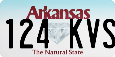 AR license plate 124KVS