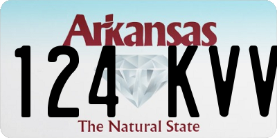 AR license plate 124KVV