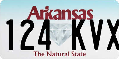 AR license plate 124KVX