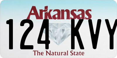 AR license plate 124KVY