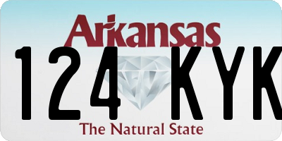 AR license plate 124KYK