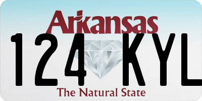 AR license plate 124KYL