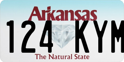 AR license plate 124KYM