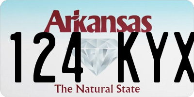 AR license plate 124KYX