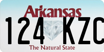AR license plate 124KZC