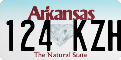 AR license plate 124KZH