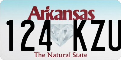 AR license plate 124KZU