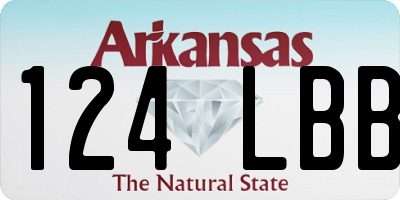 AR license plate 124LBB