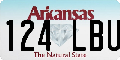AR license plate 124LBU