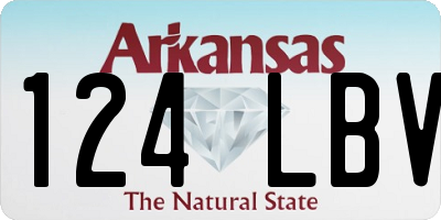 AR license plate 124LBV