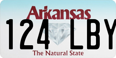 AR license plate 124LBY
