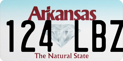 AR license plate 124LBZ