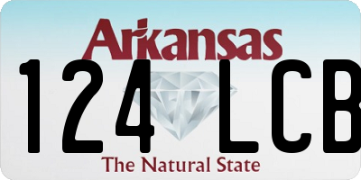 AR license plate 124LCB