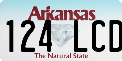 AR license plate 124LCD