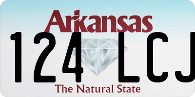 AR license plate 124LCJ