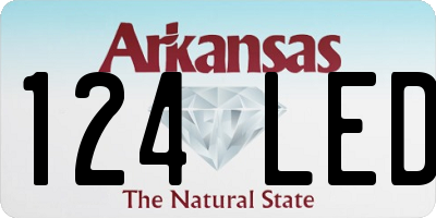 AR license plate 124LED
