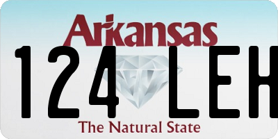 AR license plate 124LEH