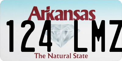 AR license plate 124LMZ