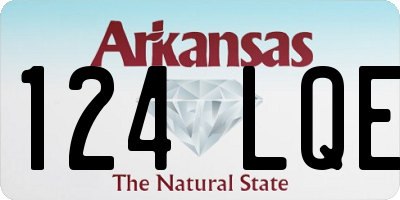 AR license plate 124LQE