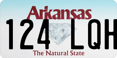 AR license plate 124LQH