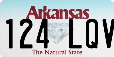 AR license plate 124LQV