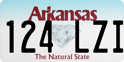 AR license plate 124LZI