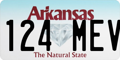AR license plate 124MEV