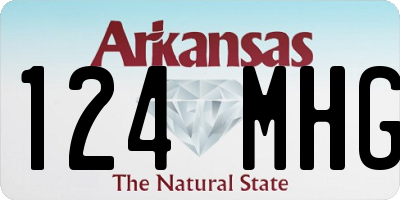 AR license plate 124MHG