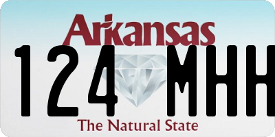 AR license plate 124MHH